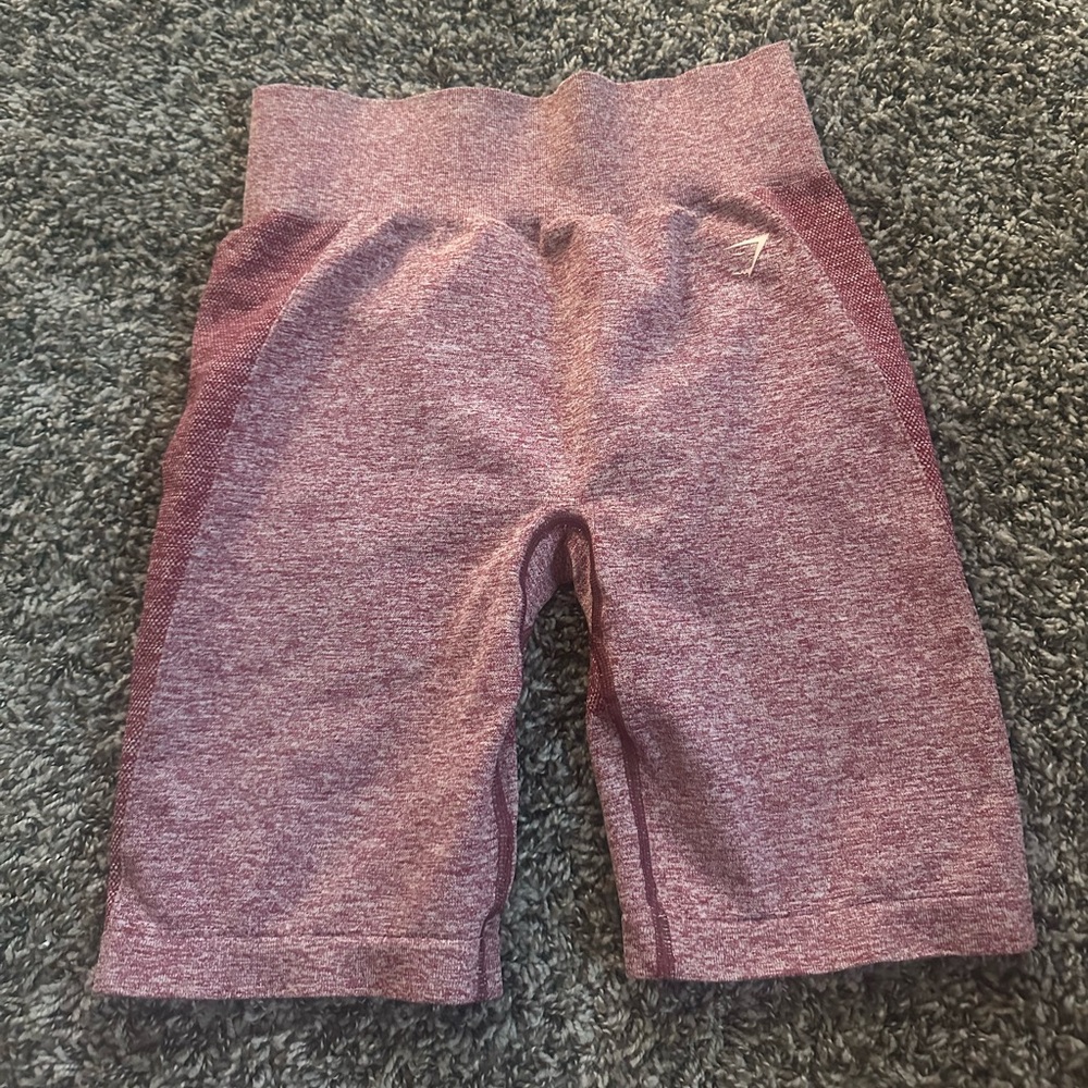 Maroon Gymshark shorts